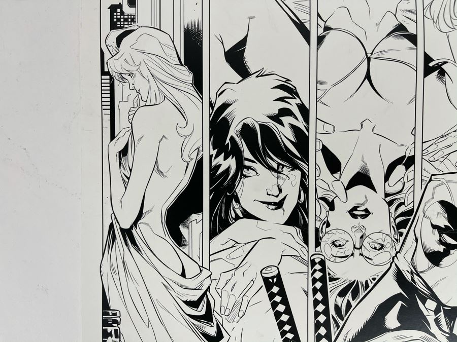 JUST ADDED - Large Signed Marvel Deadpool Comic Book Print By John Timms 11 X 17 [Photo 5]