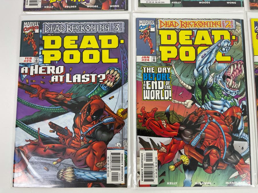 JUST ADDED - Collection Of Eight Marvel Deadpool Comic Books [Photo 5]