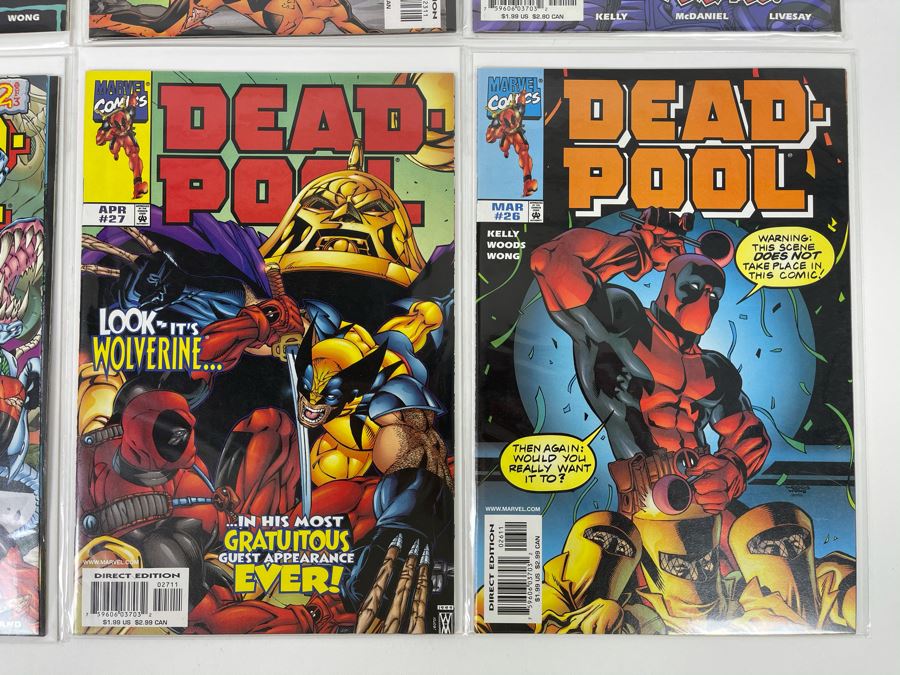 JUST ADDED - Collection Of Eight Marvel Deadpool Comic Books [Photo 4]