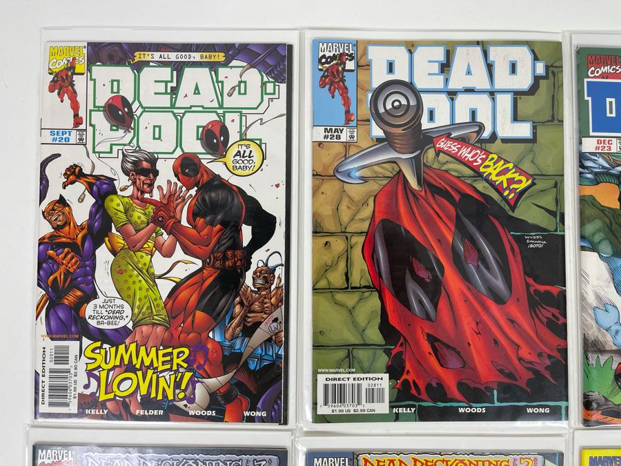 JUST ADDED - Collection Of Eight Marvel Deadpool Comic Books [Photo 2]