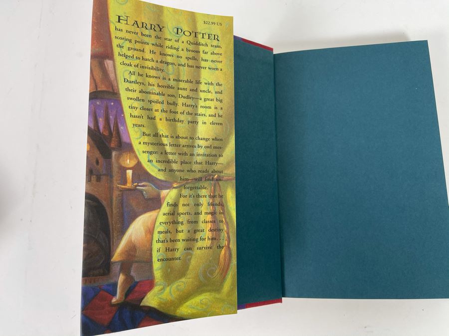 JUST ADDED - First American Edition Book 'Harry Potter And The Sorcerer's Stone' By J. K. Rowling [Photo 2]