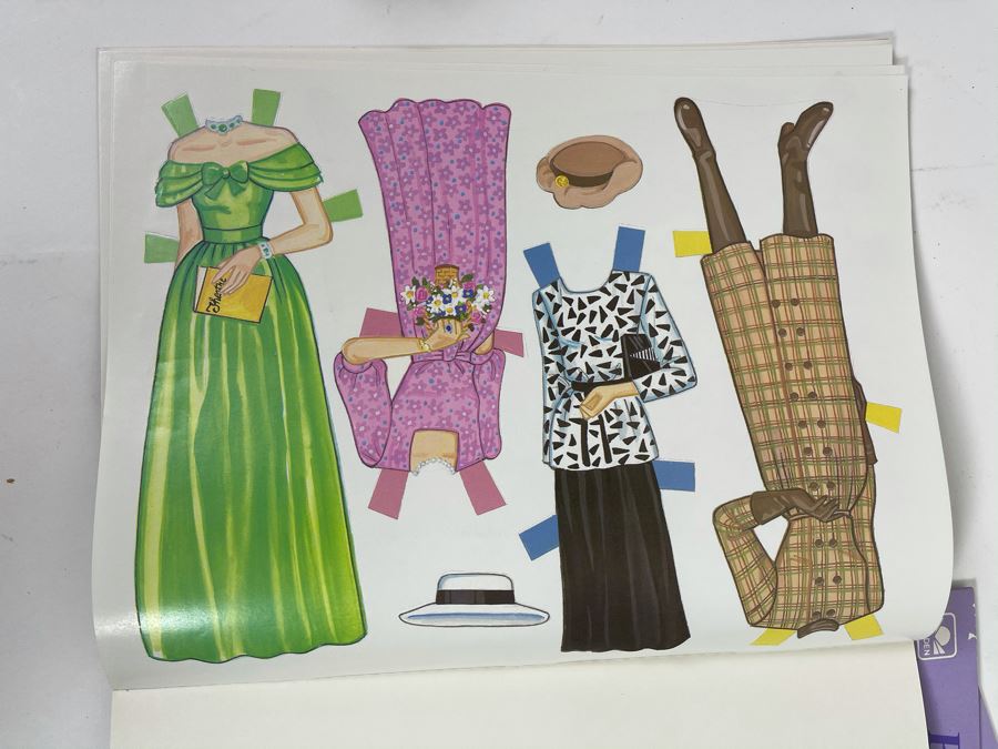 JUST ADDED - Three New Old Stock Princess Diana Paper Doll Books [Photo 7]