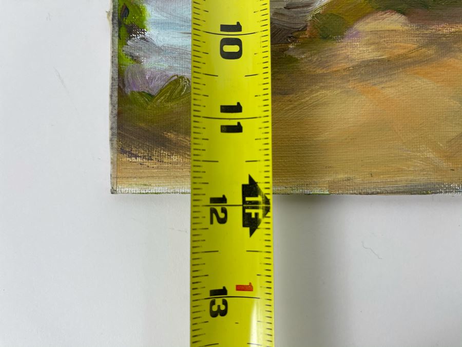 Original Plein Air Painting Of Terramar Beach, Carlsbad By Local California Impressionist Artist David Rickert 12 X 9 [Photo 12]