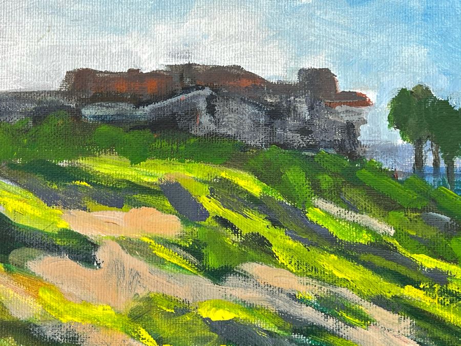 Original Plein Air Painting Of Terramar Beach, Carlsbad By Local California Impressionist Artist David Rickert 11 X 14 [Photo 5]