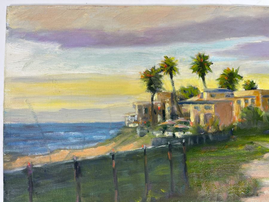 Original Plein Air Painting Of Terramar Beach Carlsbad Titled 'Along ...