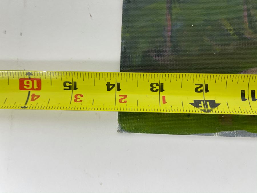 Original Plein Air Painting Of Terramar Beach Carlsbad Titled 'Along The Fence' By Local California Impressionist Artist David Rickert 11 X 14 (Artist Note: I Had To Return To Scene Several Times Due To Dusk Light. Monet Did That With His Haystacks) [Photo 10]