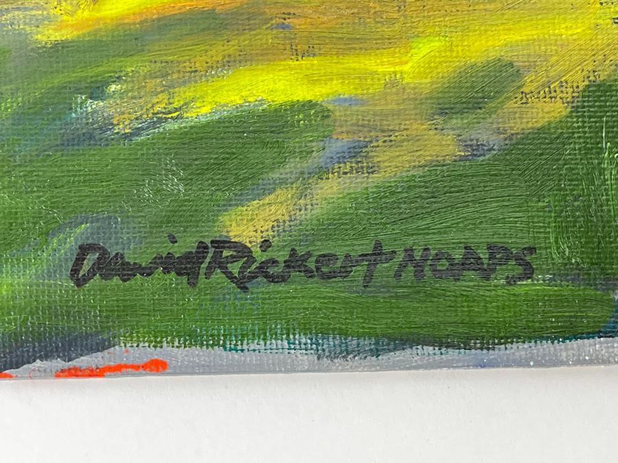 Original Plein Air Painting Of Buena Vista Lagoon In Carlsbad / Oceanside By Local California Impressionist Artist David Rickert (One Of His First Plein Air California Paintings) 11 X 14 [Photo 6]