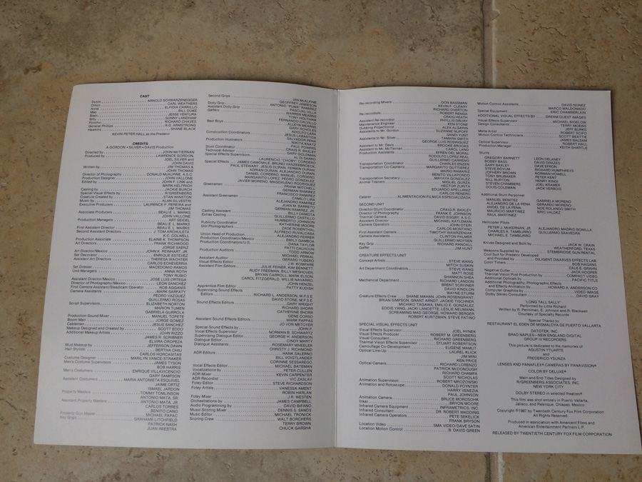 Movie PREDATOR Art Director Estate Items [Photo 9]