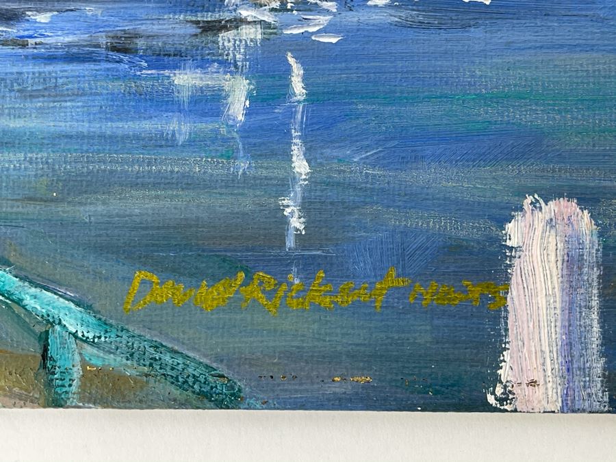 Original Plein Air Painting Of Catalina Island By Local California Impressionist Artist David Rickert 11 X 14 [Photo 6]