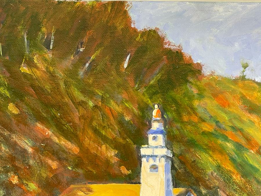 Original Plein Air Painting Of Catalina Island By Local California Impressionist Artist David Rickert 11 X 14 [Photo 9]