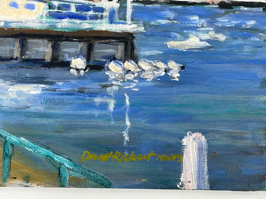 Original Plein Air Painting Of Catalina Island By Local California Impressionist Artist David Rickert 11 X 14 [Photo 5]