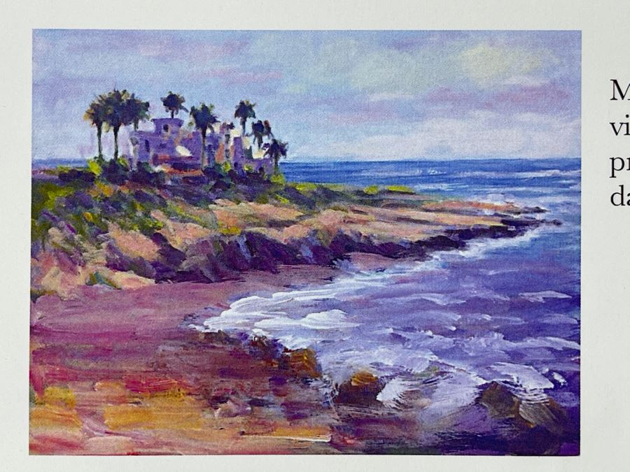 Original Plein Air Painting Of Catalina Island By Local California Impressionist Artist David Rickert 11 X 14 [Photo 14]