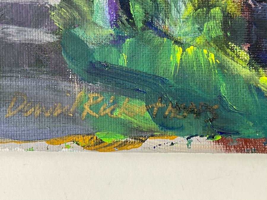 Original Plein Air Painting Of Encinitas 3rd Avenue By Local California Impressionist Artist David Rickert 11 X 14 [Photo 9]