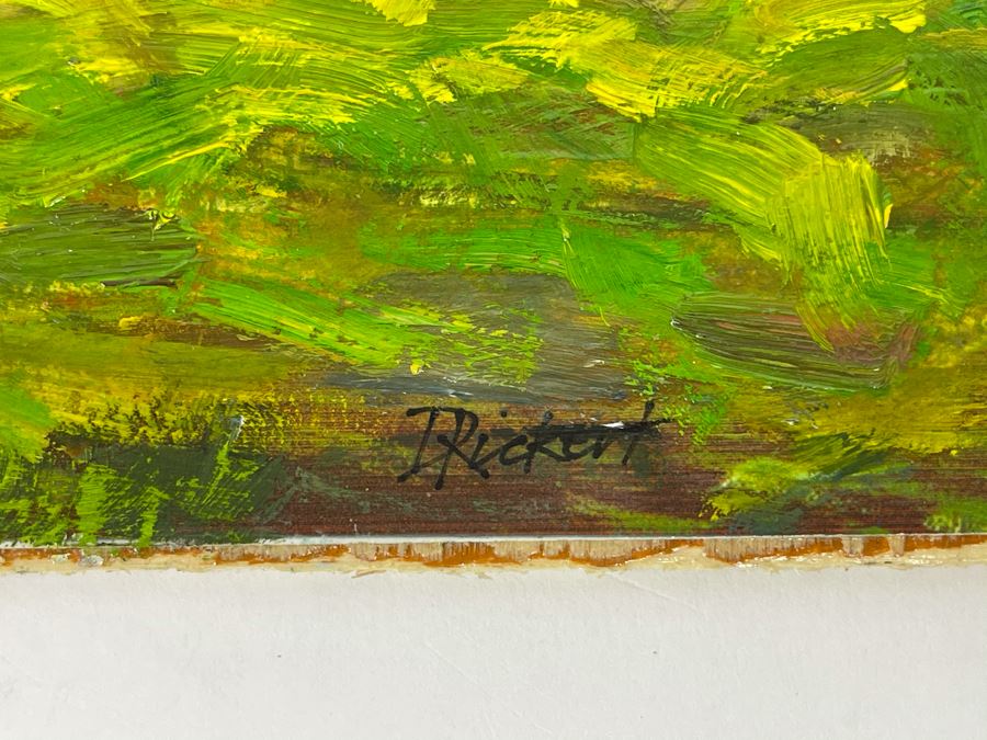 Original Plein Air Painting Of Cows In Pasture On Board By Local California Impressionist Artist David Rickert 7 X 5 [Photo 6]