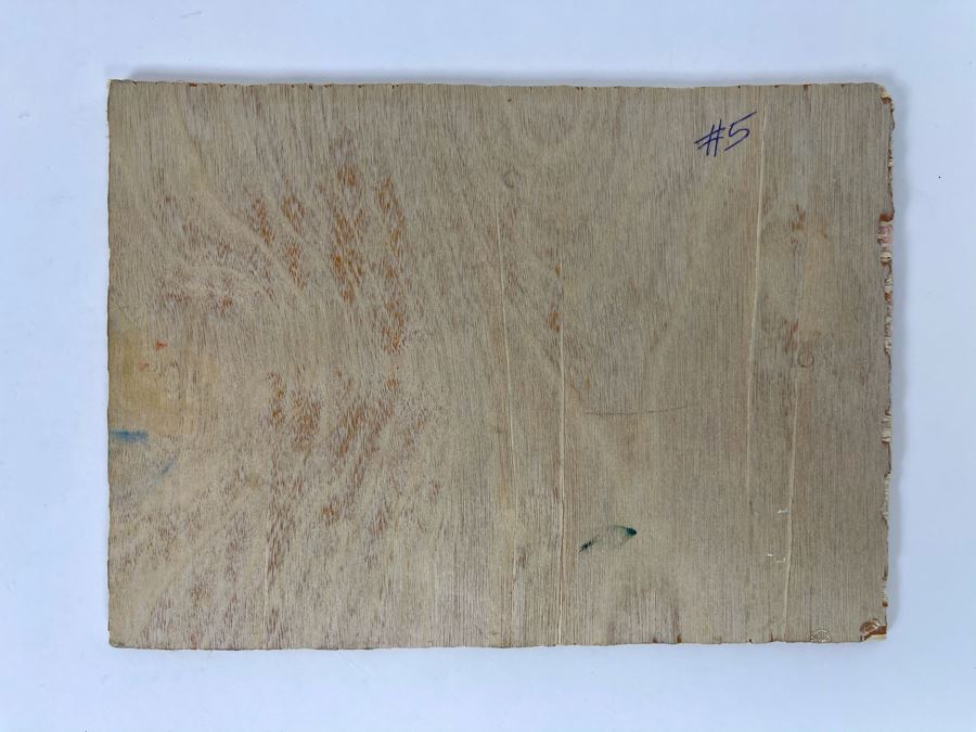 Original Plein Air Painting Of Cows In Pasture On Board By Local California Impressionist Artist David Rickert 7 X 5 [Photo 7]