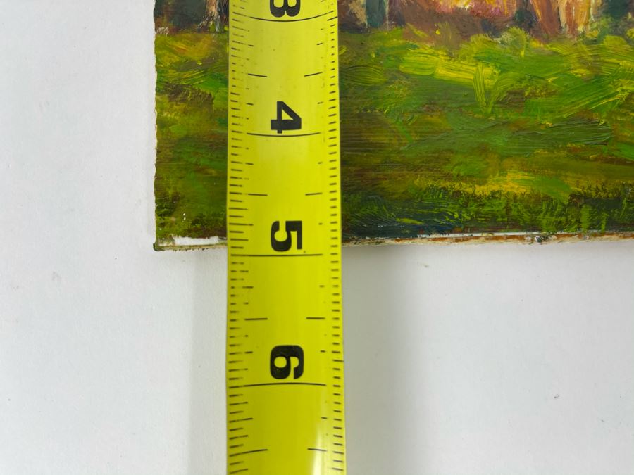 Original Plein Air Painting Of Cows In Pasture On Board By Local California Impressionist Artist David Rickert 7 X 5 [Photo 9]