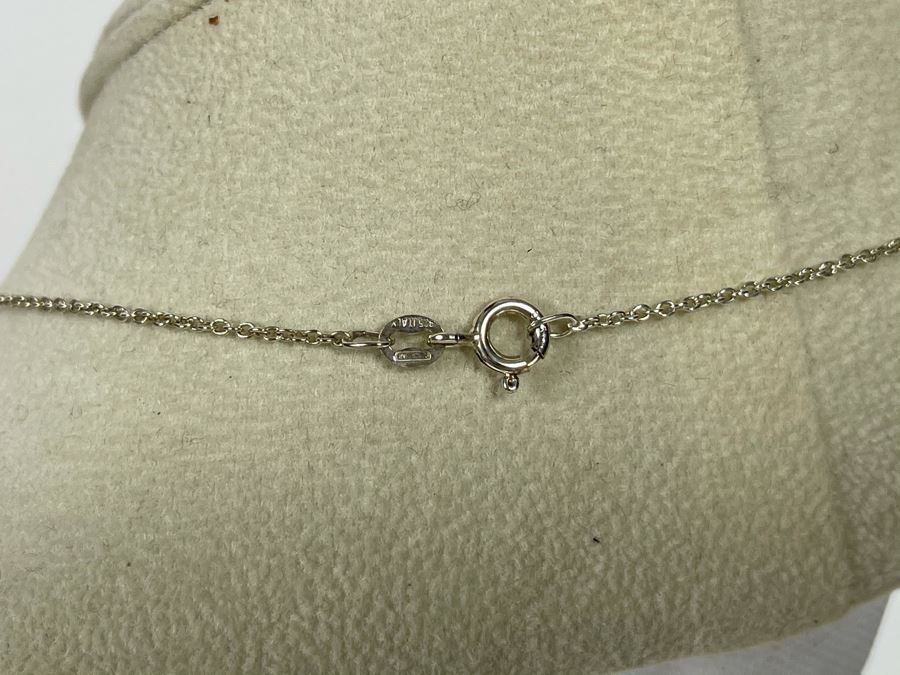 New Sterling Silver Irish Claddagh Pendant With Italian Sterling Silver Chain Necklace Retails $65 [Photo 7]