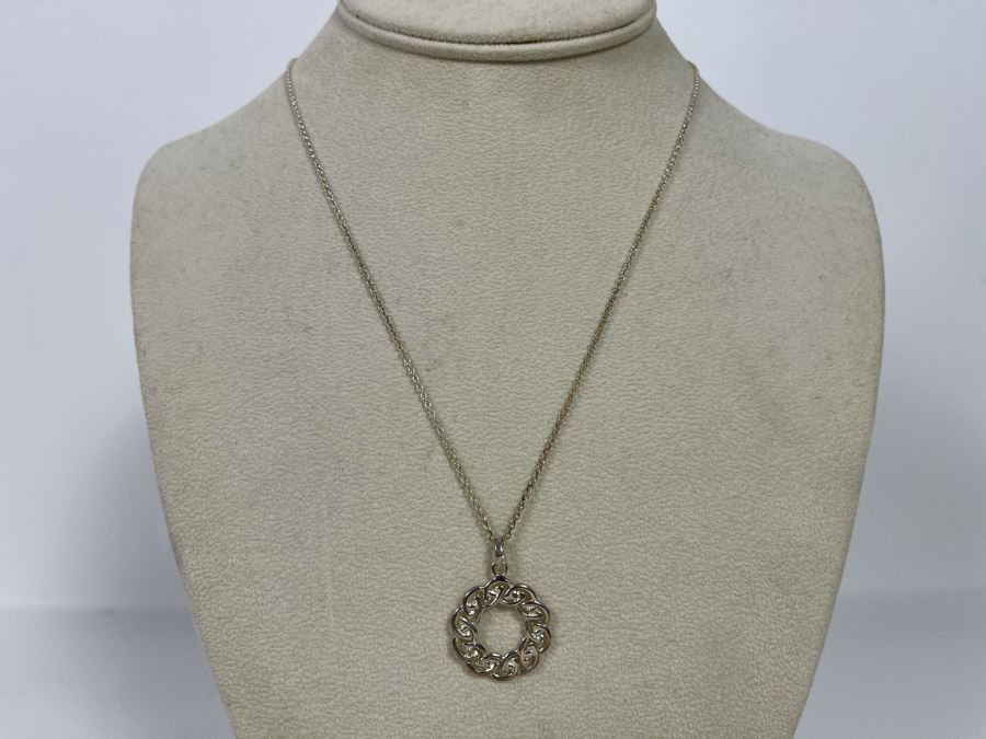 New Sterling Silver Irish Pendant With Italian Sterling Silver Chain Necklace Retails $70 [Photo 5]