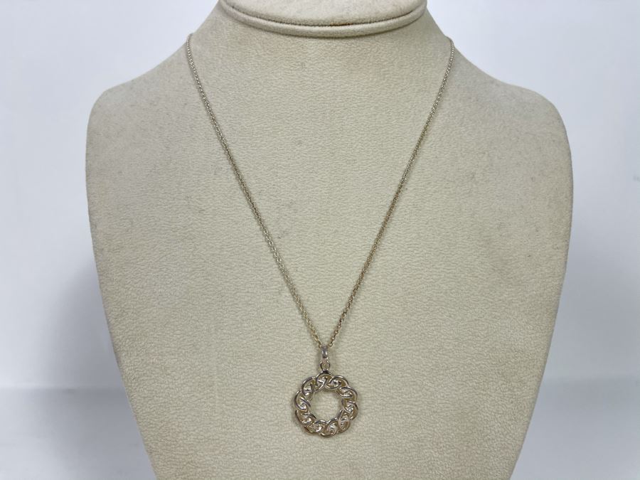 New Sterling Silver Irish Pendant With Italian Sterling Silver Chain Necklace Retails $70 [Photo 6]