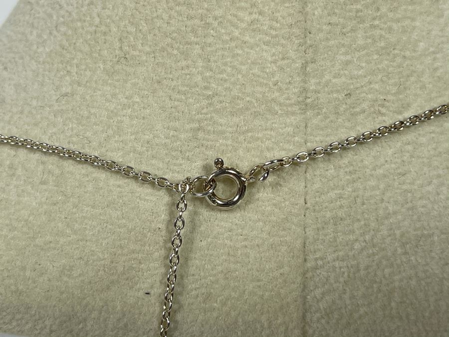 New Sterling Silver Irish Clover Pendant With Sterling Silver Chain Necklace Retails $65 [Photo 7]