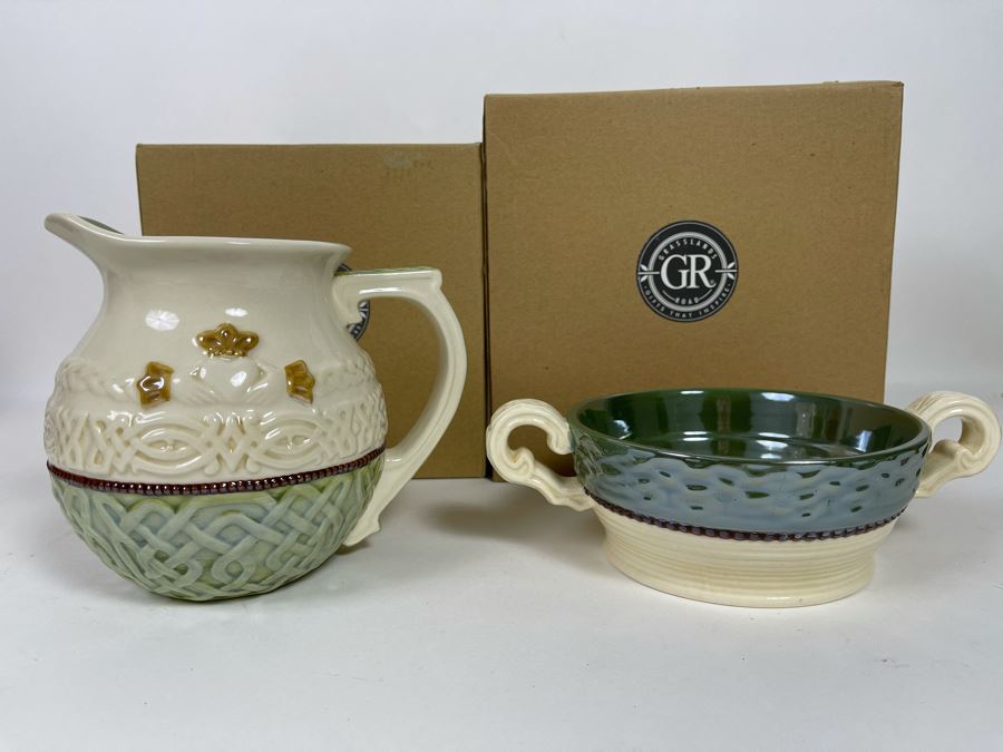 New Irish Pitcher And Bowl By Grasslands Road Retails $56