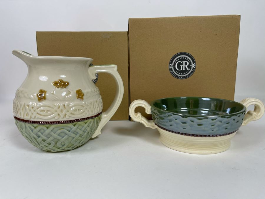 New Irish Pitcher And Bowl By Grasslands Road Retails $56 [Photo 3]