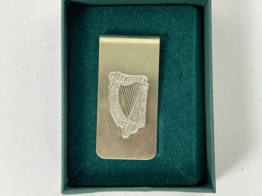 New Irish Harp Money Clip [Photo 1]