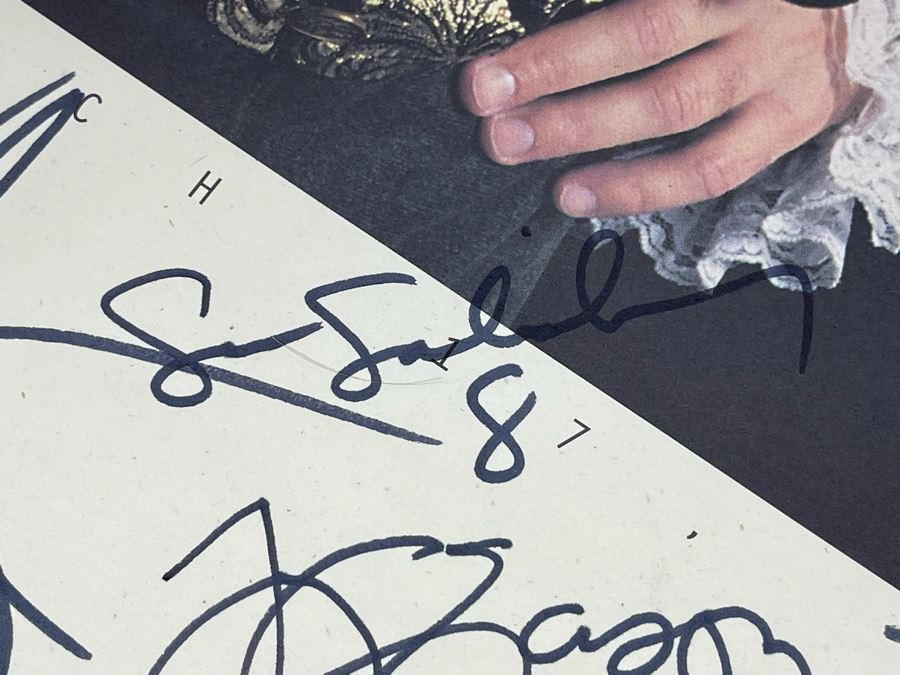 San Diego Chargers HAND SIGNED Poster For John Carney's 5th Annual Kicks On The Green Tournament 1997 - AUTOGRAPHS From Junior Seau, Stan Humphries, John Carney, Sean Salisbury - Apx 35 NFL Football Player Autographs 19 X 25 [Photo 18]