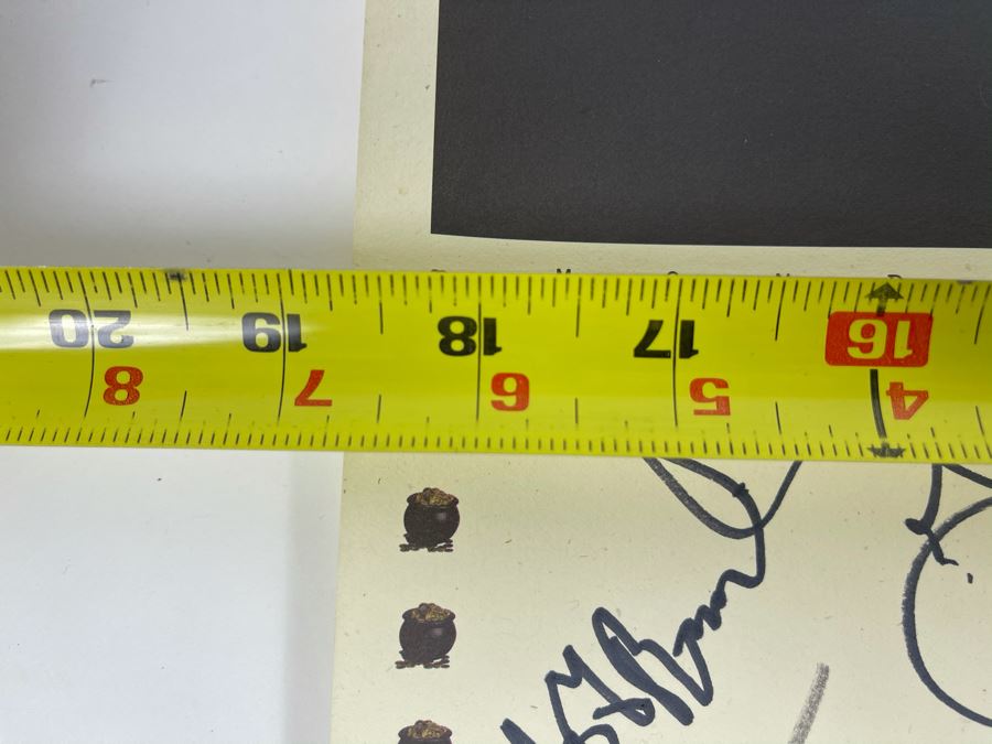 San Diego Chargers HAND SIGNED Poster For John Carney's 5th Annual Kicks On The Green Tournament 1997 - AUTOGRAPHS From Junior Seau, Stan Humphries, John Carney, Sean Salisbury - Apx 35 NFL Football Player Autographs 19 X 25 [Photo 19]