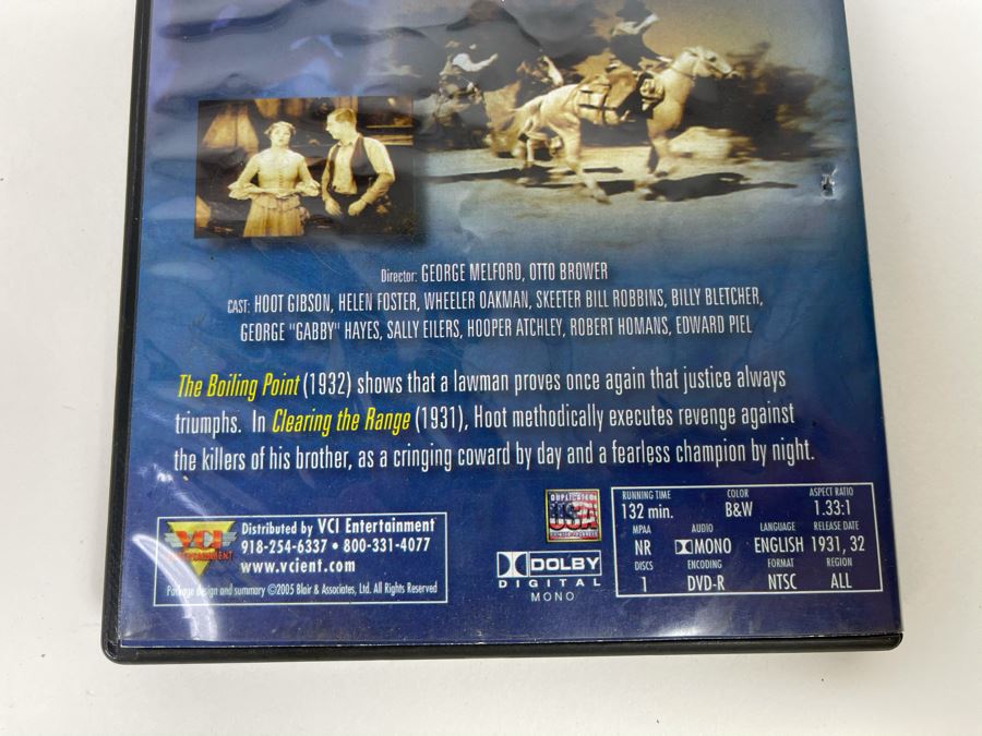 Hollywood Western Cowboy Star Hoot Gibson's Personal Engraved Vintage Benrus Watch 'To Hoot Dean Of Western Stars' With DVD Of Western Movies 'The Boiling Point' And 'Clearing The Range' [Photo 10]