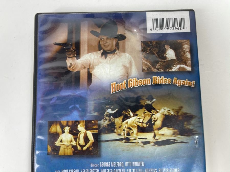 Hollywood Western Cowboy Star Hoot Gibson's Personal Engraved Vintage Benrus Watch 'To Hoot Dean Of Western Stars' With DVD Of Western Movies 'The Boiling Point' And 'Clearing The Range' [Photo 9]