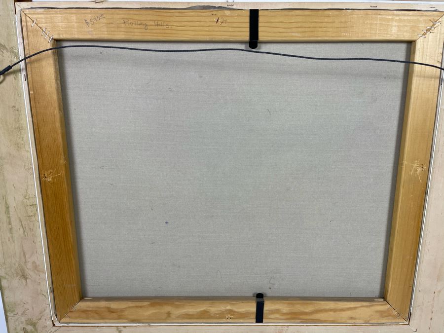 Framed Painting Titled 'Rolling Hills' Signed By Langley 24 X 19 Retails $575 [Photo 15]