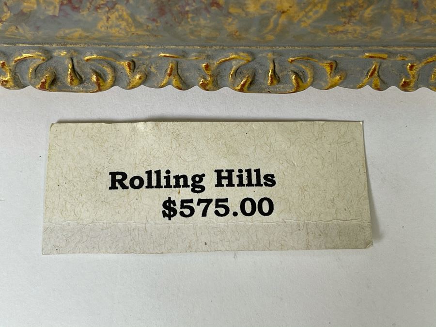 Framed Painting Titled 'Rolling Hills' Signed By Langley 24 X 19 Retails $575 [Photo 10]