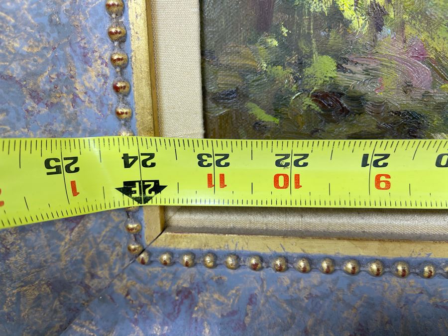 Framed Painting Titled 'Rolling Hills' Signed By Langley 24 X 19 Retails $575 [Photo 12]