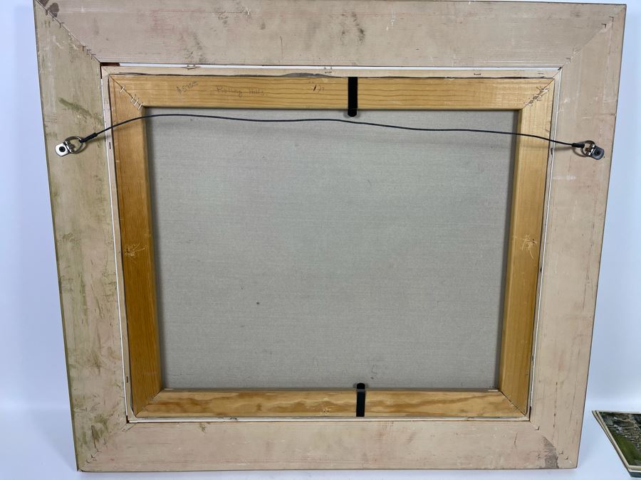 Framed Painting Titled 'Rolling Hills' Signed By Langley 24 X 19 Retails $575 [Photo 14]