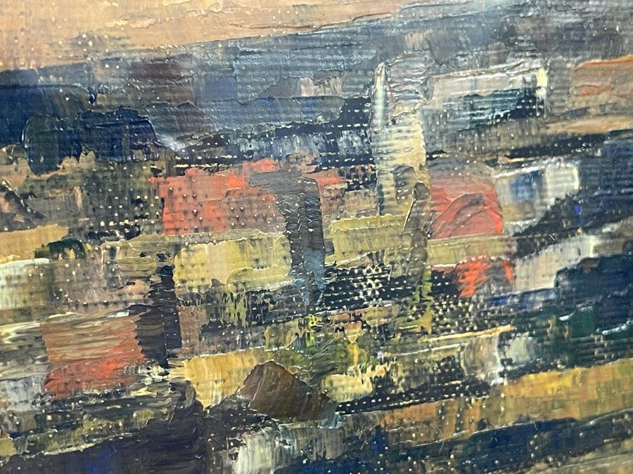 Original Signed Japanese The Hase Temple (Nara, Japan) Shadowbox Framed Painting By Koji Asoda From Yokohama, Japan 19 X 24 [Photo 15]