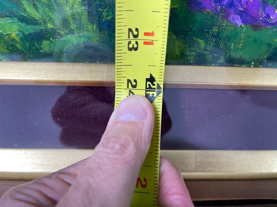 Original Signed Japanese The Hase Temple (Nara, Japan) Shadowbox Framed Painting By Koji Asoda From Yokohama, Japan 19 X 24 [Photo 14]