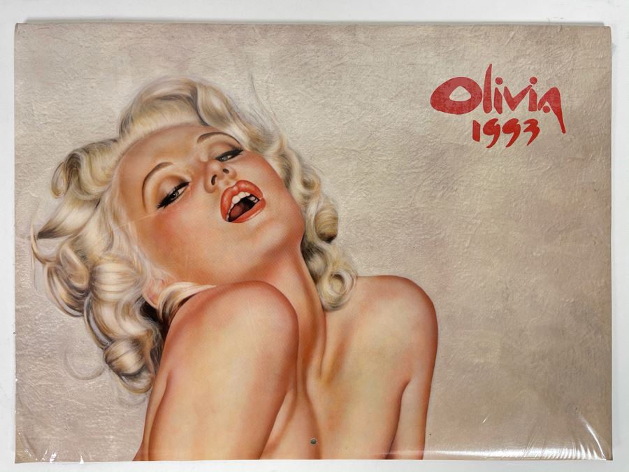 Olivia de Berardinis 1999 Sealed Pin-Up Girl Calendar [Photo 1]