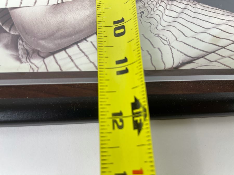 Authenticated Joe Dimaggio (HOF) Hand Signed Autograph With Presentation Wall Plaque And Certificate Of Authenticity Scoreboard Official Licensee Of Major League Baseball 15 X 12 [Photo 9]