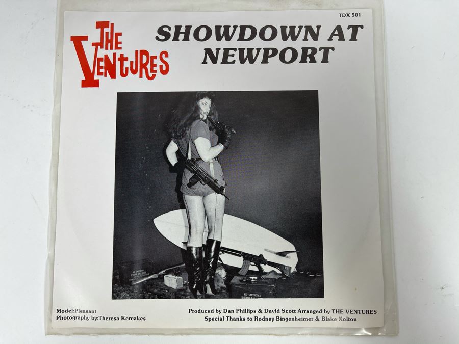 Vintage The Ventures Showdown At Newport / Surfin' & Spyin' 45RPM Vinyl Record