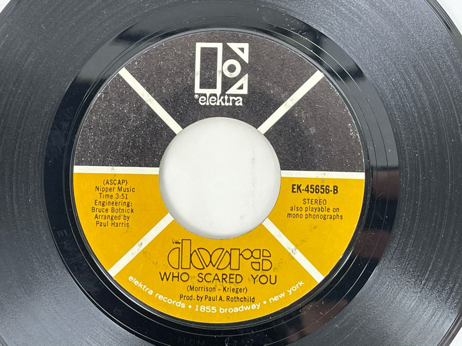Six Vintage 'The Doors' 45RPM Records [Photo 12]