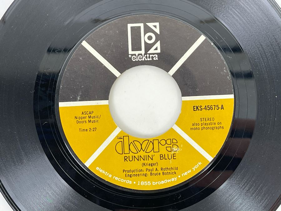 Six Vintage 'The Doors' 45RPM Records [Photo 7]