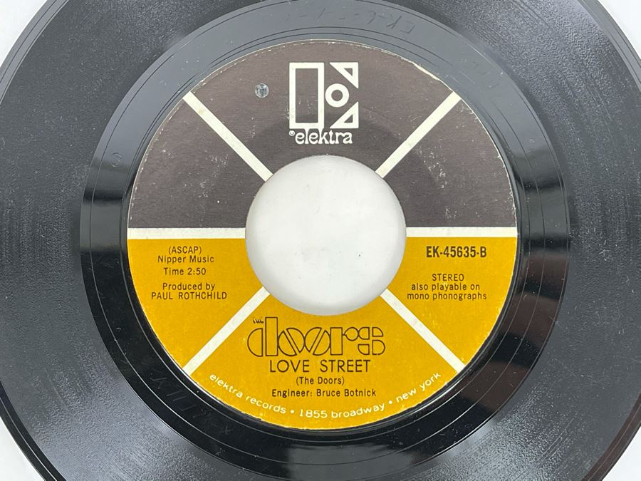 Six Vintage 'The Doors' 45RPM Records [Photo 10]