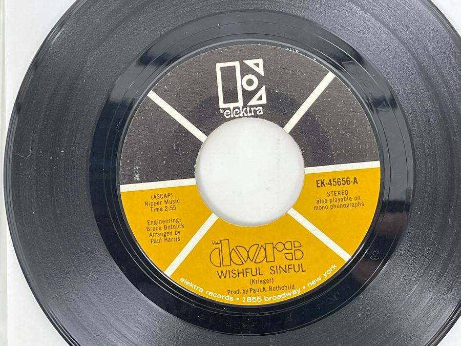 Six Vintage 'The Doors' 45RPM Records [Photo 5]