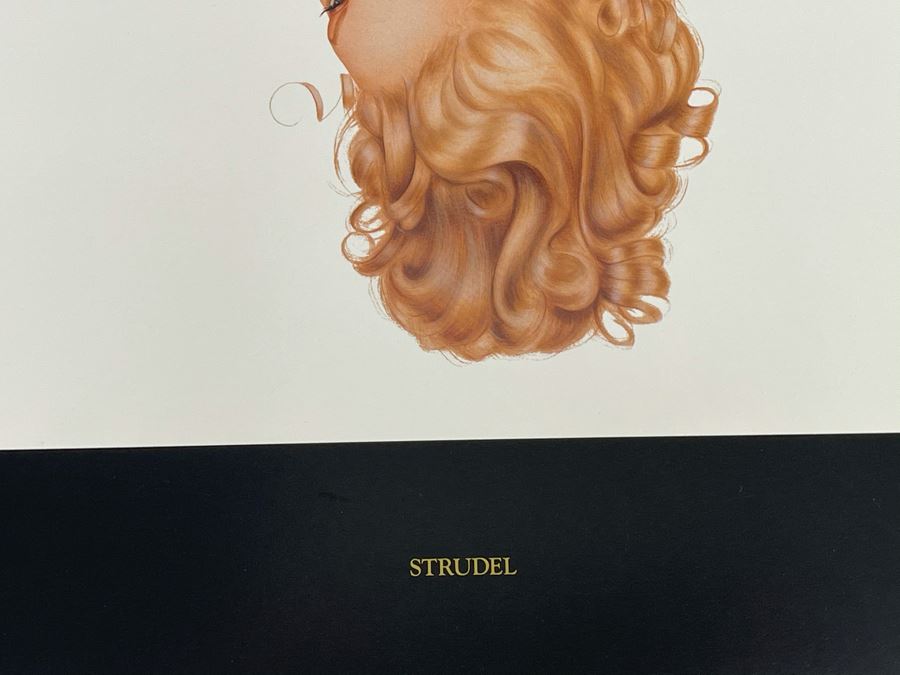 Signed Olivia de Berardinis The Pin-Up Collection Limited Edition Portfolio #2525/4000 (Robert Bane Edition, 1993) Eleven 16' X 20' Color Plates Total Plus Signed Cover Plate (Missing One Plate) 12 Plates Total - See Photos [Photo 11]