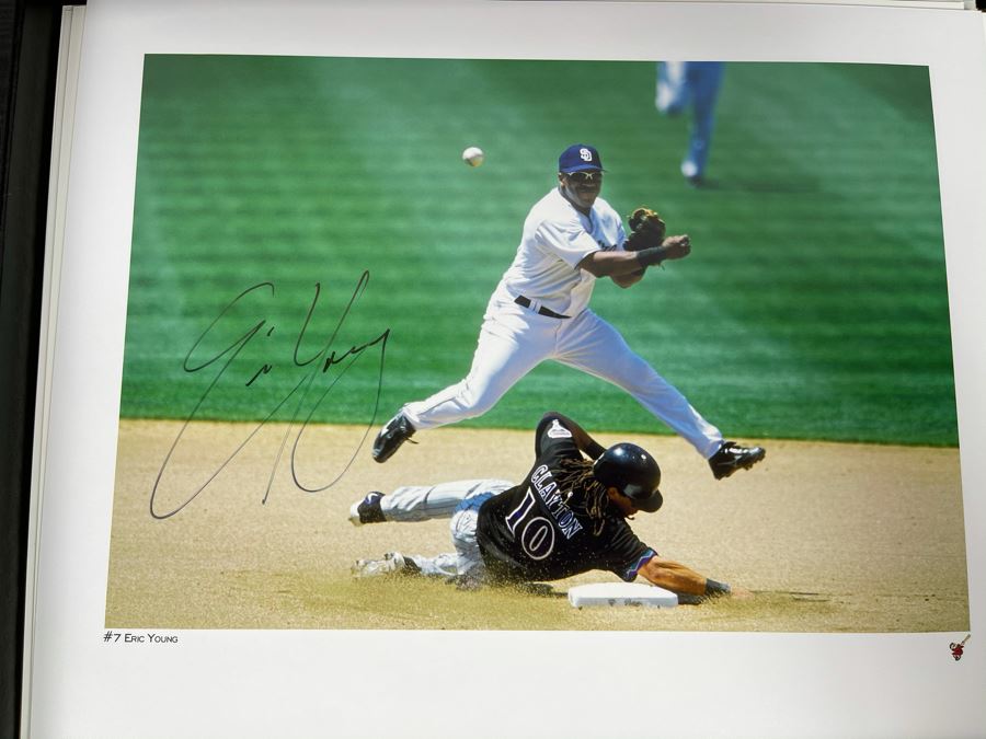 HUGE Hand Signed Autograph Collection Of MLB San Diego Padres Baseball Players 8 X 10 Signed Photographs 2005 Roster In Presentation Box: Trevor Hoffman (HOF), Bruce Bochy, Ryan Klesko, Chan Ho Park, Jake Peavy, Khalil Greene (46 Autographs - See Photos) [Photo 27]