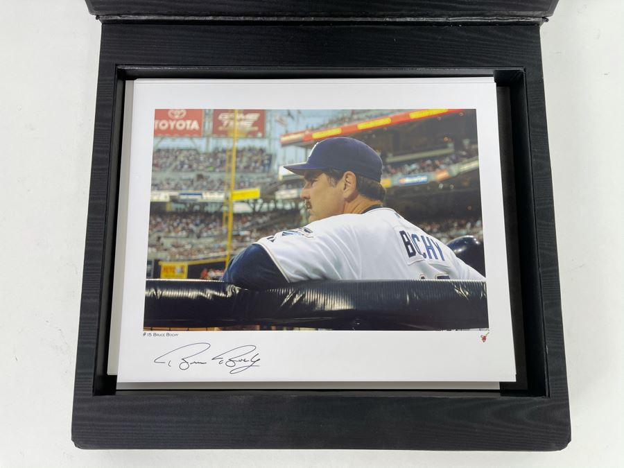 HUGE Hand Signed Autograph Collection Of MLB San Diego Padres Baseball Players 8 X 10 Signed Photographs 2005 Roster In Presentation Box: Trevor Hoffman (HOF), Bruce Bochy, Ryan Klesko, Chan Ho Park, Jake Peavy, Khalil Greene (46 Autographs - See Photos) [Photo 5]
