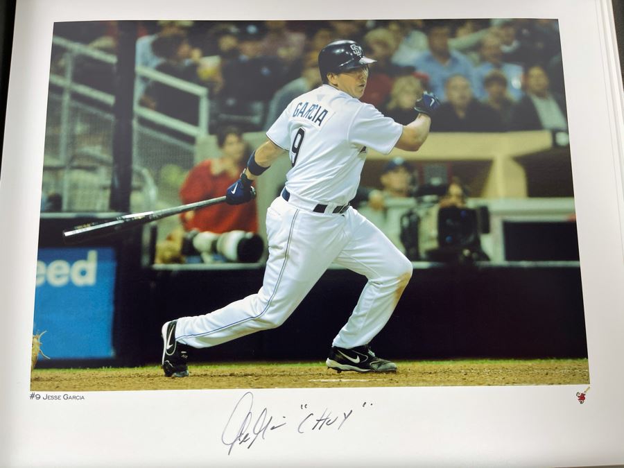 HUGE Hand Signed Autograph Collection Of MLB San Diego Padres Baseball Players 8 X 10 Signed Photographs 2005 Roster In Presentation Box: Trevor Hoffman (HOF), Bruce Bochy, Ryan Klesko, Chan Ho Park, Jake Peavy, Khalil Greene (46 Autographs - See Photos) [Photo 31]