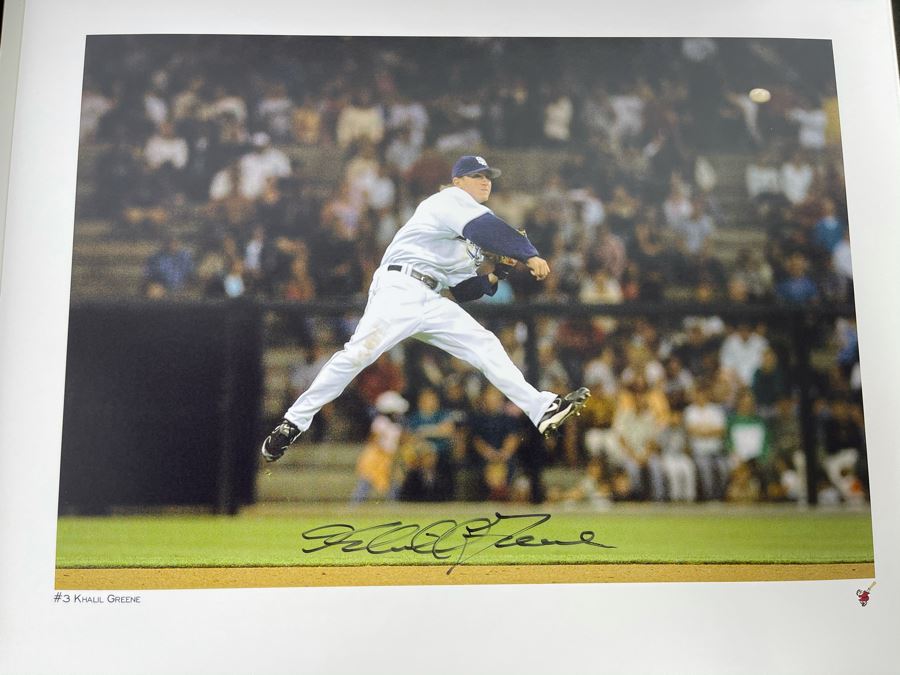 HUGE Hand Signed Autograph Collection Of MLB San Diego Padres Baseball Players 8 X 10 Signed Photographs 2005 Roster In Presentation Box: Trevor Hoffman (HOF), Bruce Bochy, Ryan Klesko, Chan Ho Park, Jake Peavy, Khalil Greene (46 Autographs - See Photos) [Photo 16]