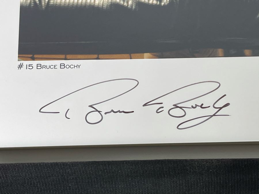 HUGE Hand Signed Autograph Collection Of MLB San Diego Padres Baseball Players 8 X 10 Signed Photographs 2005 Roster In Presentation Box: Trevor Hoffman (HOF), Bruce Bochy, Ryan Klesko, Chan Ho Park, Jake Peavy, Khalil Greene (46 Autographs - See Photos) [Photo 4]